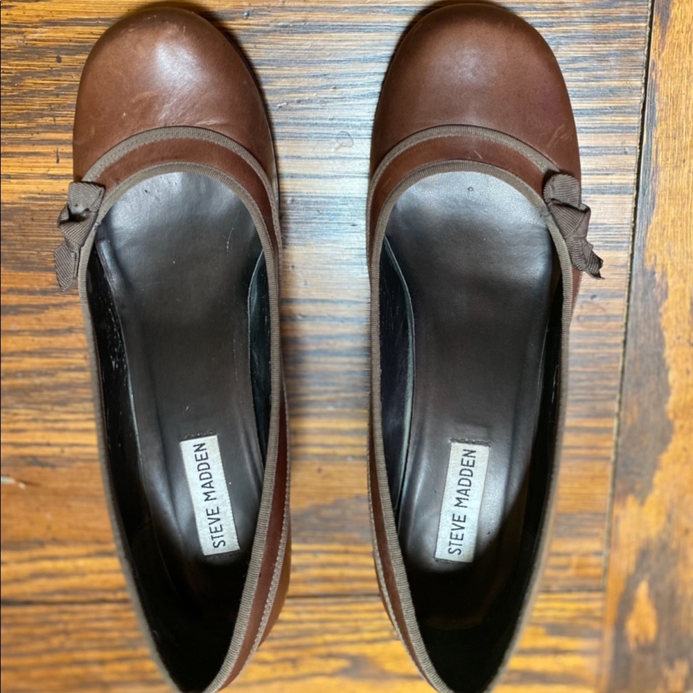 Steve Madden Leather Shoes. Size 8 1/2